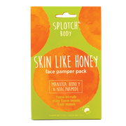 Splotch Body Skin Like Honey face pamper pack packaging on a white background
