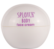 Splotch Body face cream container on a white background