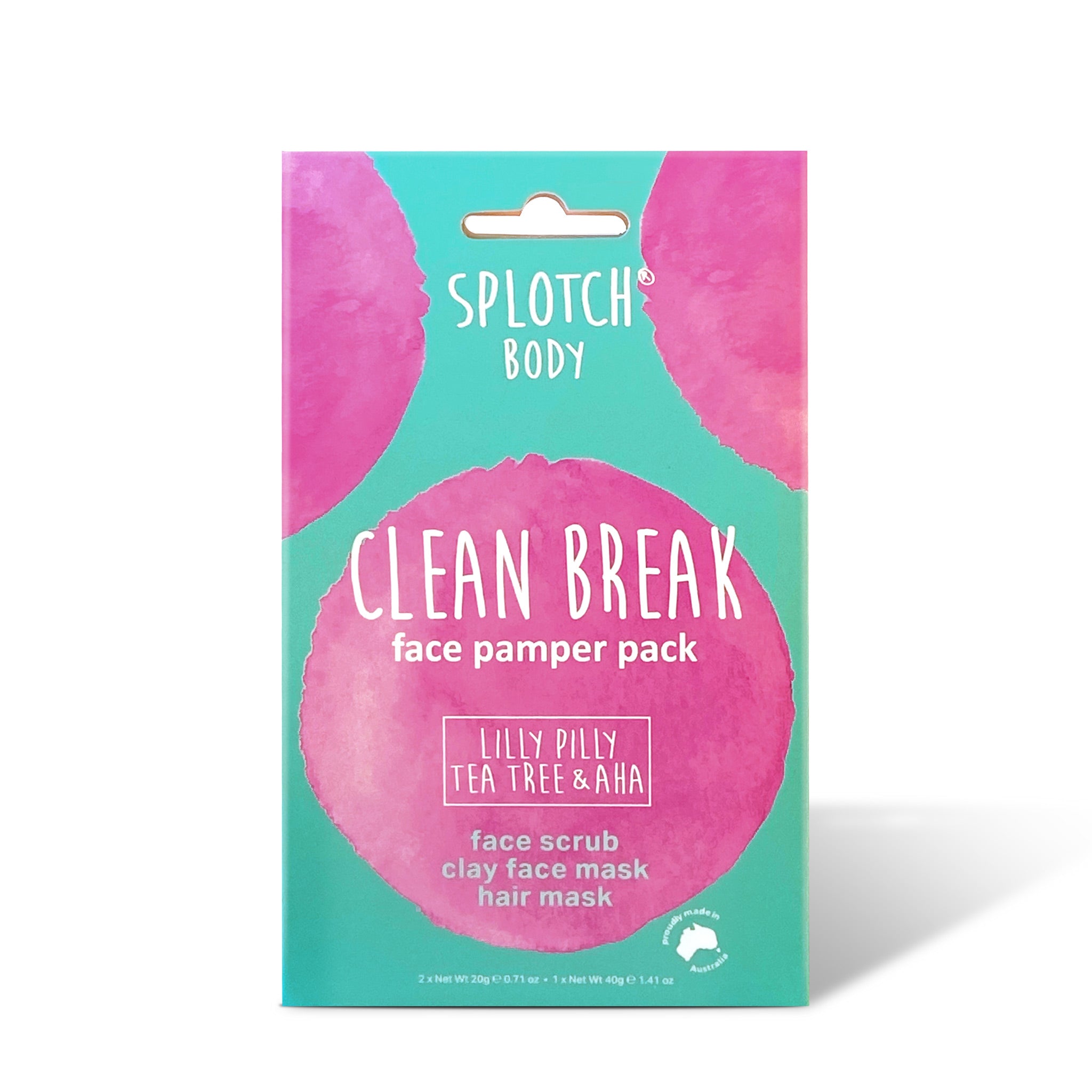 clean break...face pamper pack – Splotch Body