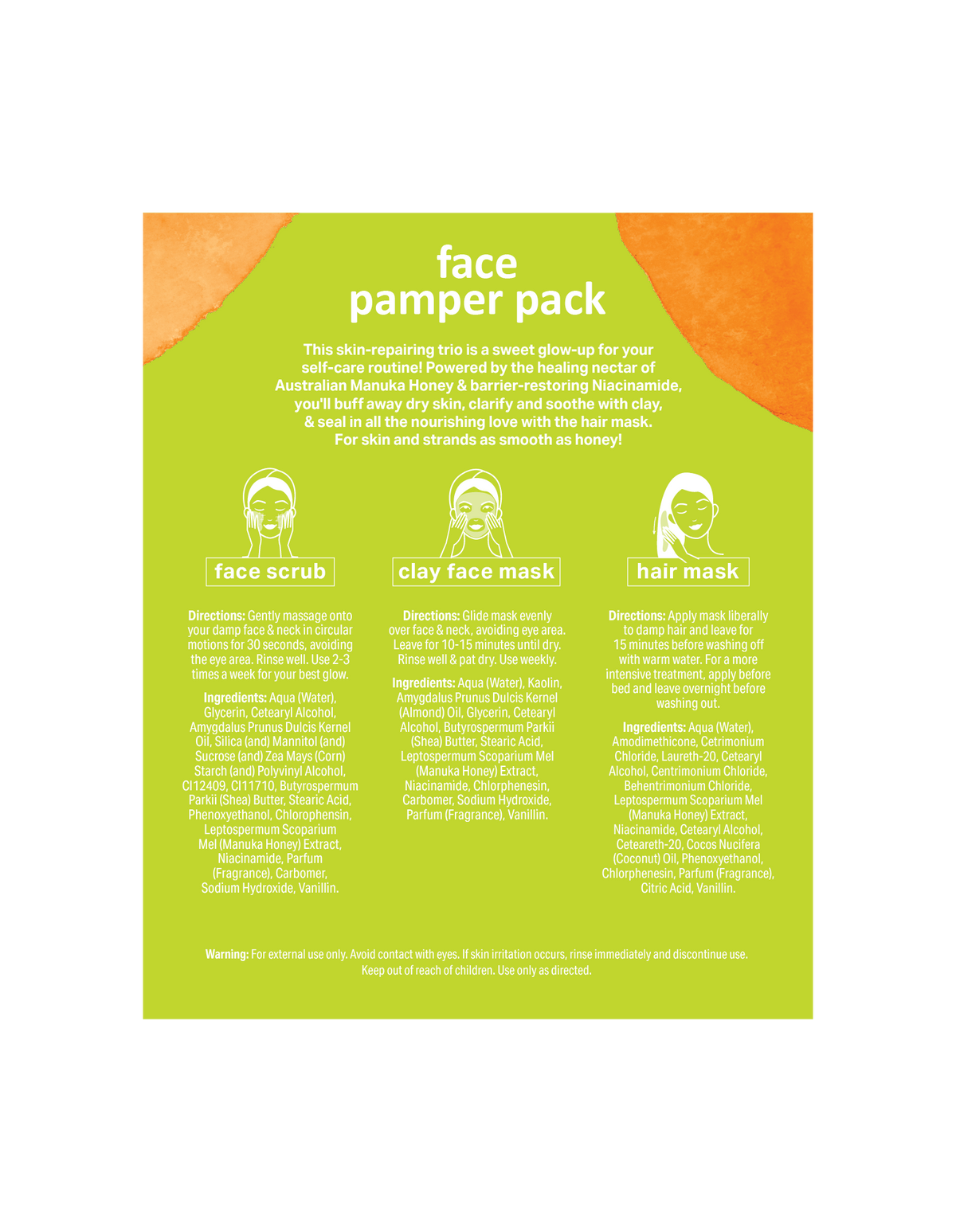 Splotch Mask skin like honey...face pamper pack – Splotch Body