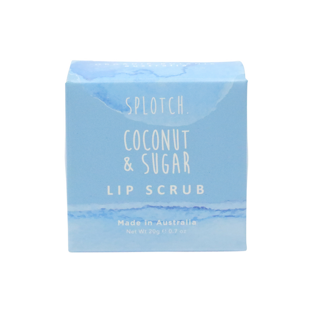 SPLOTCH BODY COCONUT & SUGAR LIP SCRUB 20G