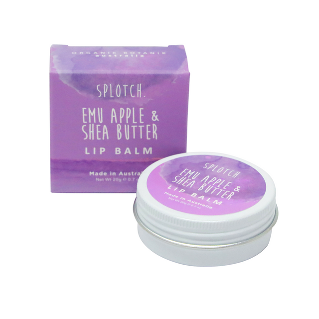 SPLOTCH BODY EMU APPLE & SHEA BUTTER LIP BALM 20G
