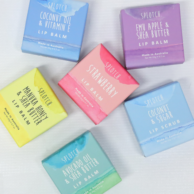 SPLOTCH BODY COCONUT OIL & VITAMIN E LIP BALM 20G