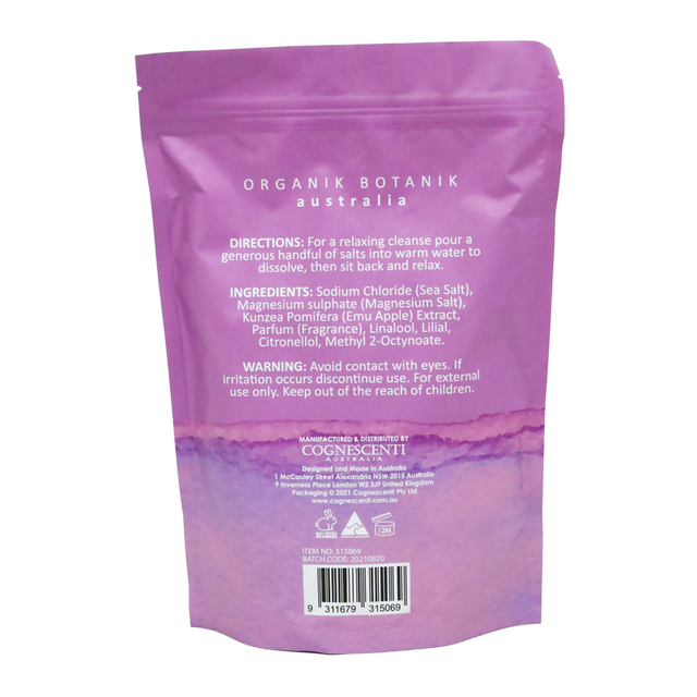 SPLOTCH BODY MAGNESIUM AND EMU APPLE BATH SALTS 950G