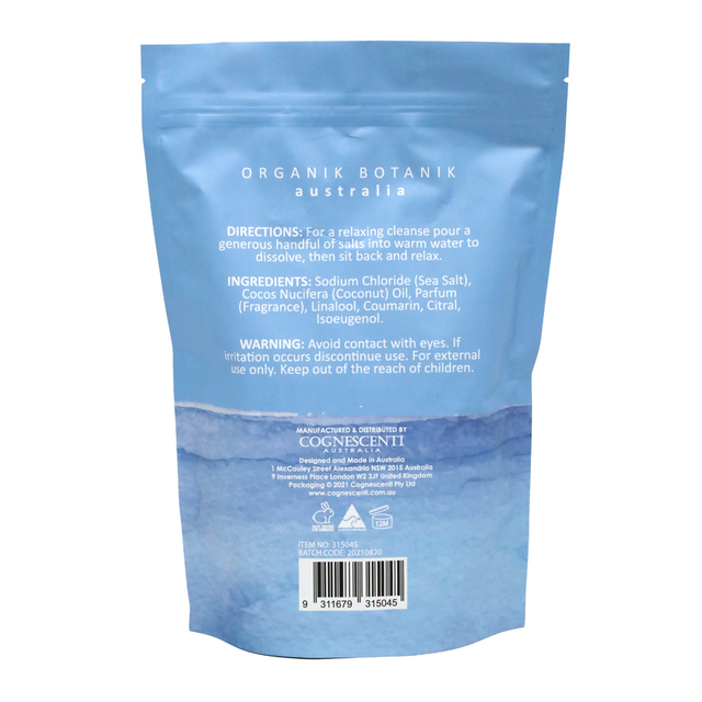 SPLOTCH BODY SEA SALT & PACIFIC COCONUT BATH SALTS 950G