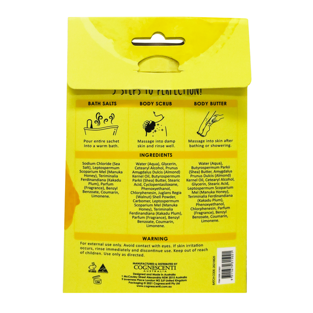 SPLOTCH BODY MANUKA HONEY & VITAMIN C PICK ME UP BODY PAMPER PACK