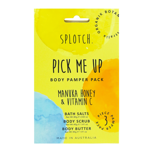 SPLOTCH BODY MANUKA HONEY & VITAMIN C PICK ME UP BODY PAMPER PACK