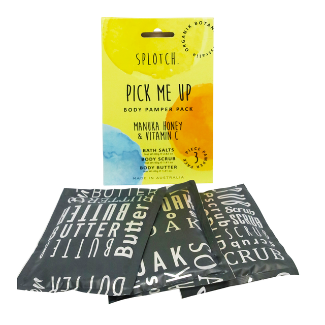 SPLOTCH BODY MANUKA HONEY & VITAMIN C PICK ME UP BODY PAMPER PACK
