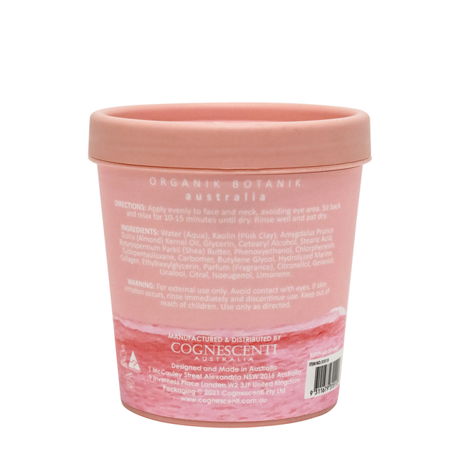SPLOTCH BODY PINK CLAY & COLLAGEN FACE MASK TUB 200G