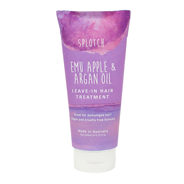 SPLOTCH BODY EMU APPLE & ARGAN OIL LEAVE-IN HAIR TREATMENT 200ML